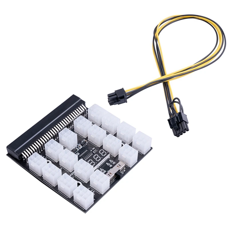 Power Module Breakout Board For HP 750W 1200W PSU Server Power Conversion +12Pcs 18AWG 6Pin To 6+2 8Pin Power Cable
Power Module Breakout Board For HP 750W 1200W PSU Server Power Conversion +12Pcs 18AWG 6Pin To 6+2 8Pin Power Cable