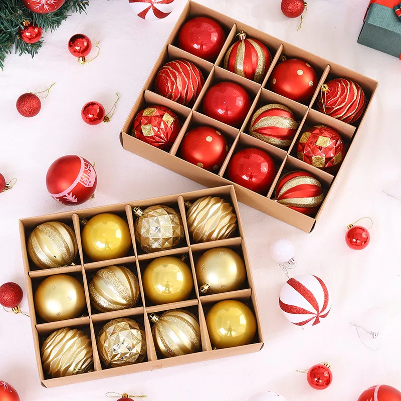 12 pcs 8cm Christmas Ball Round Christmas Tree Ornament Ball Hangers Xmas New Year Decor Party Decorations
12 pcs 8cm Christmas Ball Round Christmas Tree Ornament Ball Hangers Xmas New Year Decor Party Decorations