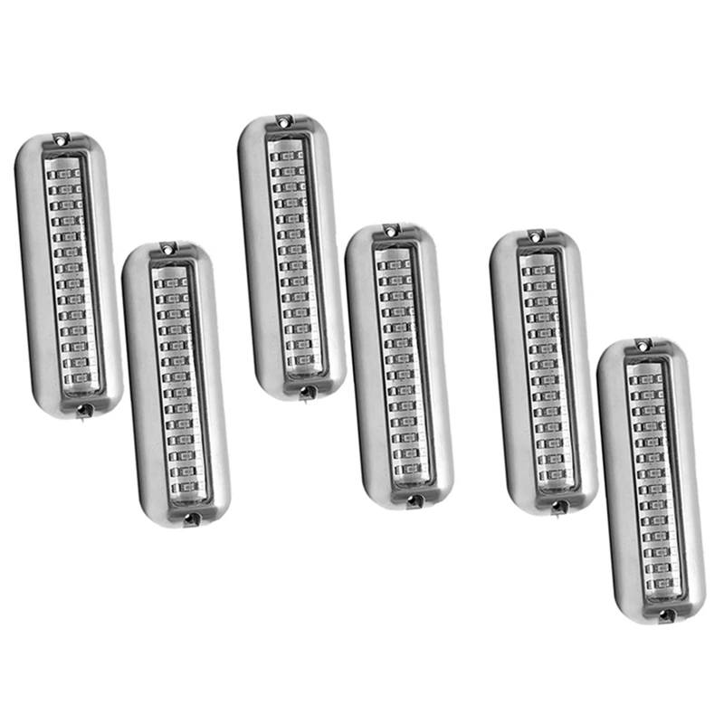 6Pcs 42LED Boat Drain Light Boat Transom Light Blue Underwater Pontoon Marine Light
6Pcs 42LED Boat Drain Light Boat Transom Light Blue Underwater Pontoon Marine Light