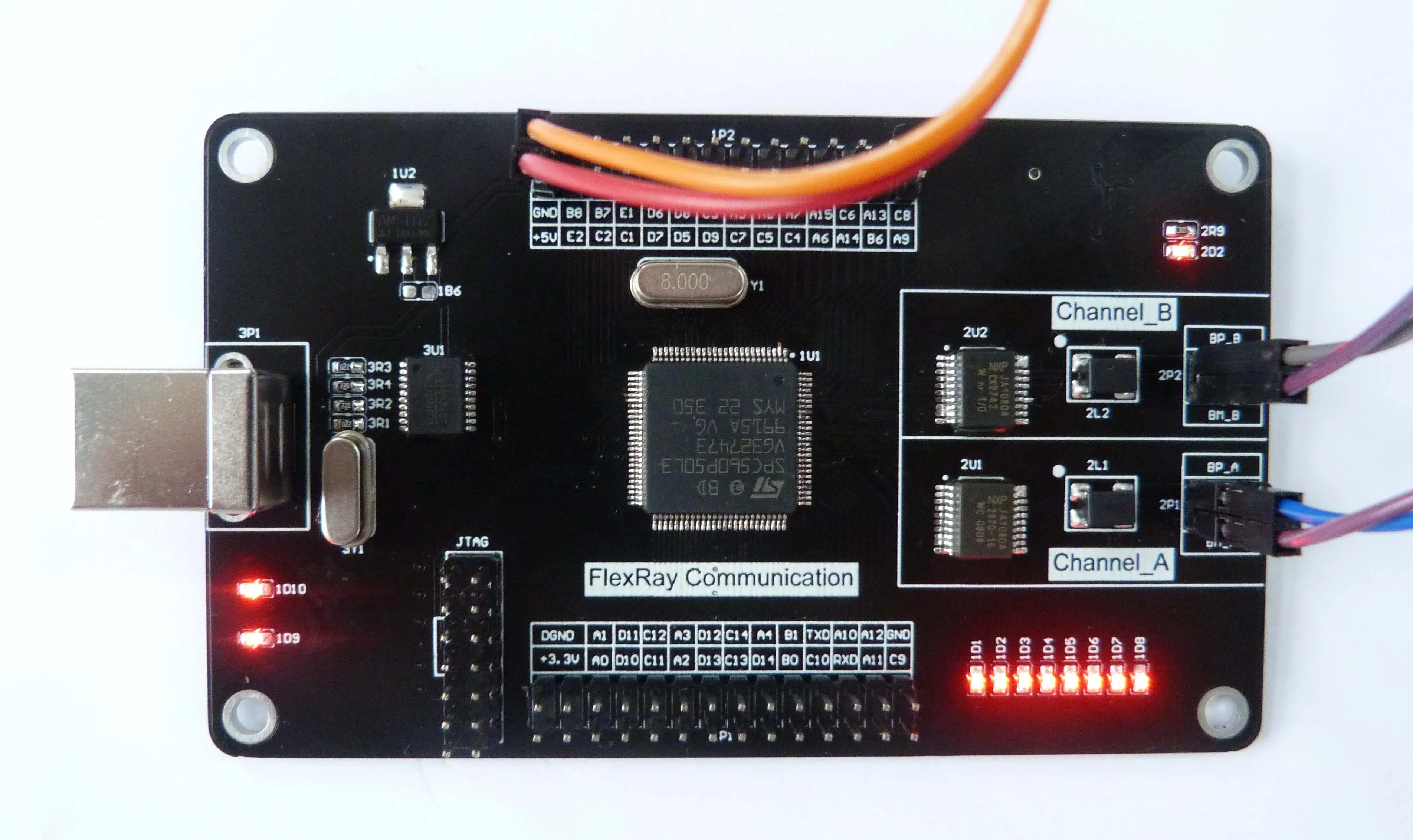 Flexray Development Board, FlexRay Communication, FlexRay Learning, FlexRay Dual Communication
Flexray Development Board, FlexRay Communication, FlexRay Learning, FlexRay Dual Communication