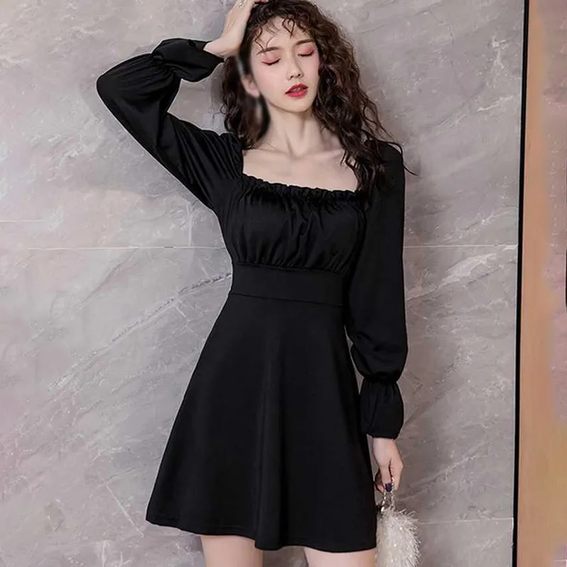 Spring Autumn Slim-fit Bandage Knee Dress Women Temperament Square Collar Backless Vestidos Traf Zara Dresses Summer Evening
Spring Autumn Slim-fit Bandage Knee Dress Women Temperament Square Collar Backless Vestidos Traf Zara Dresses Summer Evening