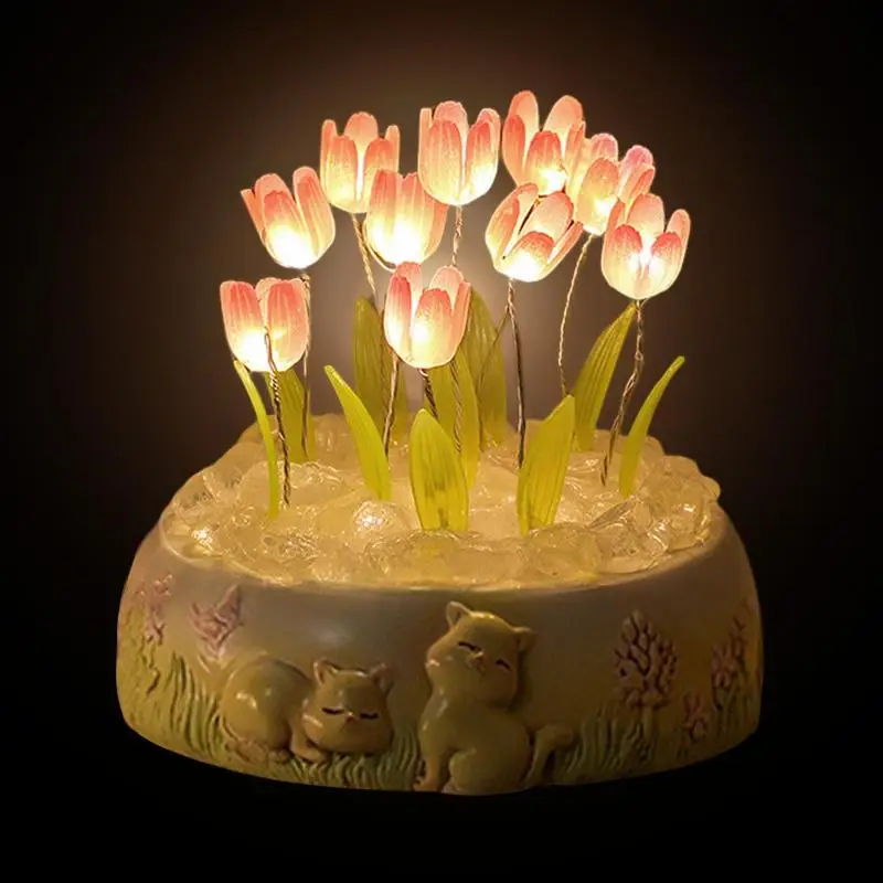 Aesthetic Night Light Handmade Tulip Lamps Flower Lamps For Bedrooms Lamps And Night Light DIY Romantic Tulip For Desk Nursery
Aesthetic Night Light Handmade Tulip Lamps Flower Lamps For Bedrooms Lamps And Night Light DIY Romantic Tulip For Desk Nursery