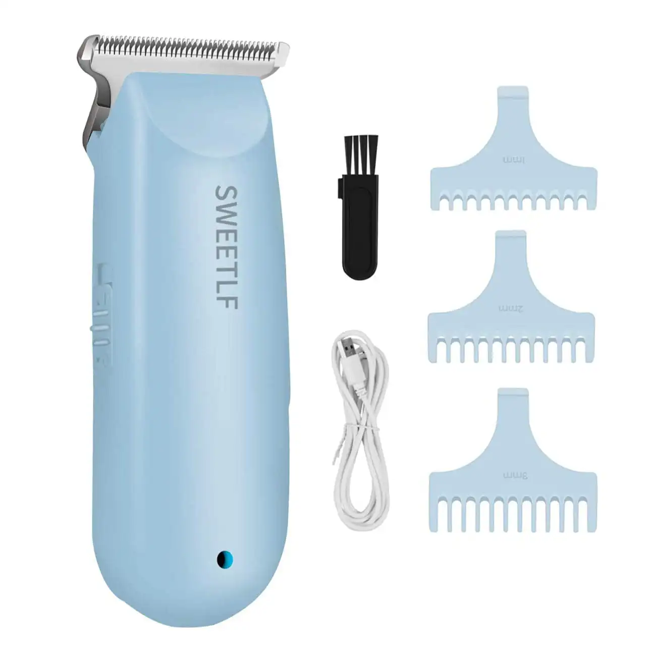 Silent Cordless Hair Clippers Silent, Mini Trimmer Kit with 3 Guide Combs, Portable & USB Rechargeable Haircut Clippers for Men
Silent Cordless Hair Clippers Silent, Mini Trimmer Kit with 3 Guide Combs, Portable & USB Rechargeable Haircut Clippers for Men