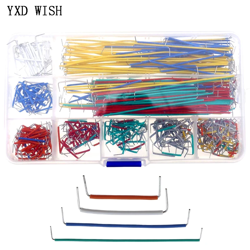 560Pcs 14 Lengths Jumper Wire Kit Pre-Formed Solderless Breadboard Multicolored Cable 2~125mm Assorted DIY Kit
560Pcs 14 Lengths Jumper Wire Kit Pre-Formed Solderless Breadboard Multicolored Cable 2~125mm Assorted DIY Kit