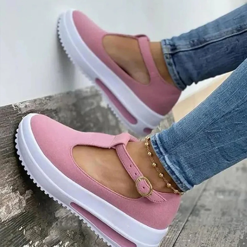 Women's Sandals Vintage Wedge Shoes Woman Buckle Strap Thick Bottom Flats Platform Sandals Flock Female Shoes Summer 2022
Women's Sandals Vintage Wedge Shoes Woman Buckle Strap Thick Bottom Flats Platform Sandals Flock Female Shoes Summer 2022