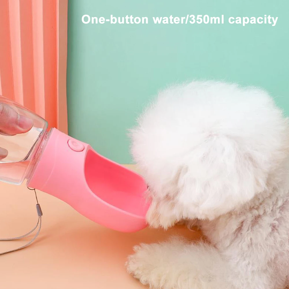 350ML Dog Water Bottle U-Shaped Sink Leak-Proof Portable Puppy Waterer Pet Water Bottle With Waterer For Outdoor Walks/Travel
350ML Dog Water Bottle U-Shaped Sink Leak-Proof Portable Puppy Waterer Pet Water Bottle With Waterer For Outdoor Walks/Travel