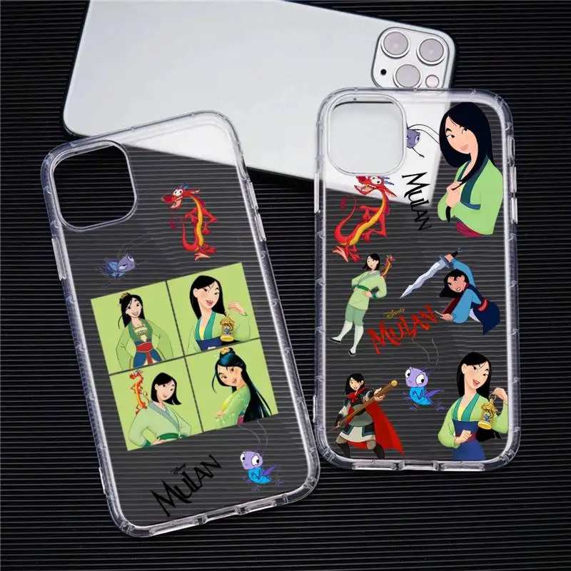 Disney Princess Mulan Phone Case For iphone 13 12 11 Pro Max Mini XS 8 7 Plus X SE 2020 XR Transparent Soft Cover
Disney Princess Mulan Phone Case For iphone 13 12 11 Pro Max Mini XS 8 7 Plus X SE 2020 XR Transparent Soft Cover