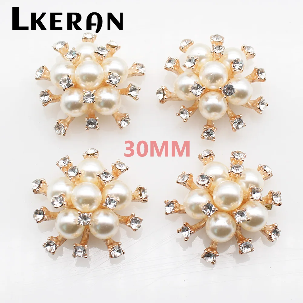 LKERAN 10Pcs 30MM Pearl buttons For Clothing DIY Flower Heart Jewelry Accessories Bride Bouquet Flower diy Bag Hair Material
LKERAN 10Pcs 30MM Pearl buttons For Clothing DIY Flower Heart Jewelry Accessories Bride Bouquet Flower diy Bag Hair Material