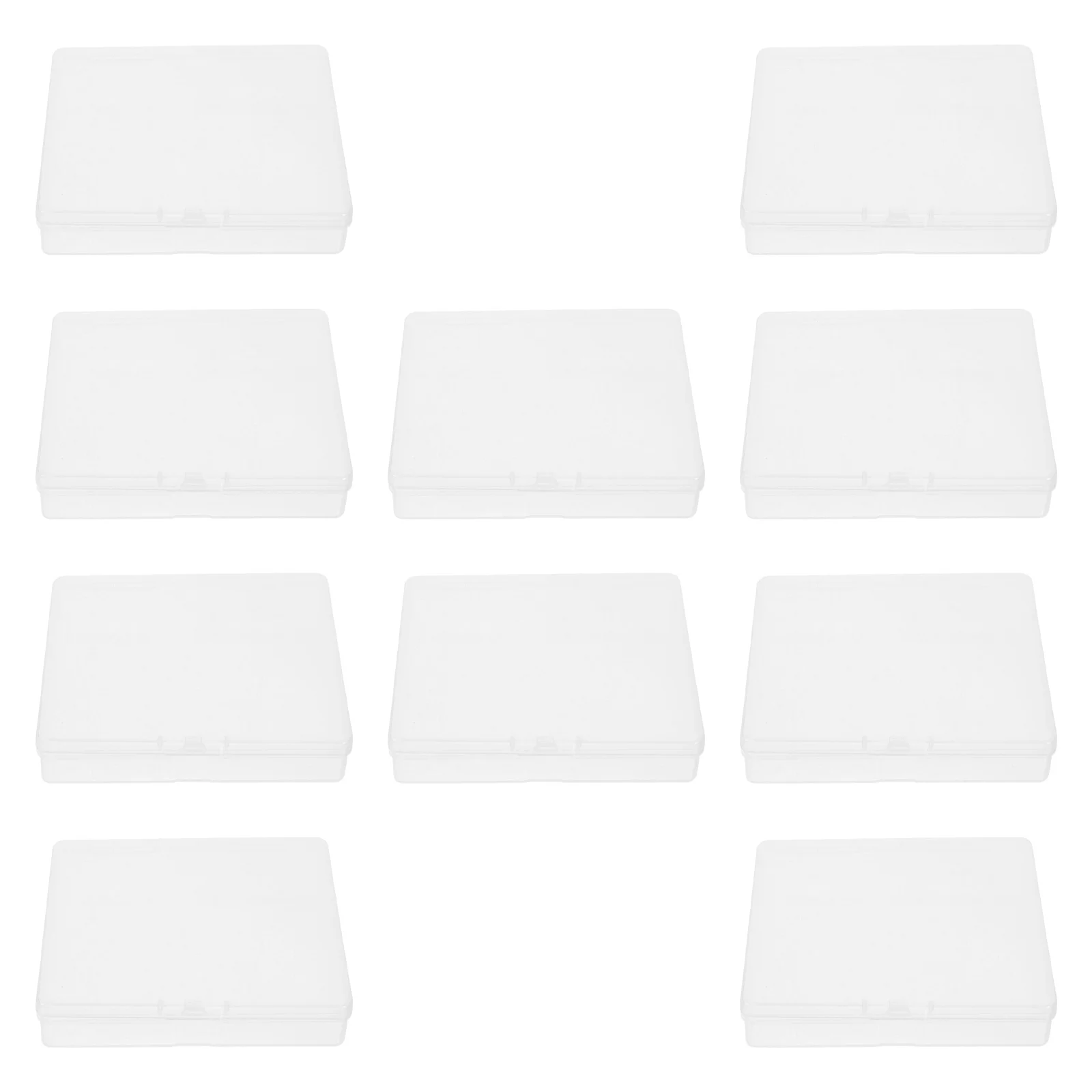 10 Pcs Jewelries Storage Box Transparent Earring Container Necklace Pendant Cases
10 Pcs Jewelries Storage Box Transparent Earring Container Necklace Pendant Cases