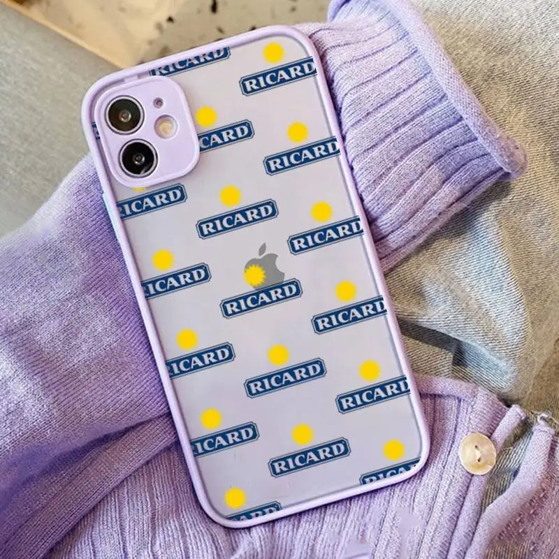 RICARD Phone Case for iPhone X XR XS 7 8 Plus 11 12 13 pro MAX 13mini Translucent Matte Case
RICARD Phone Case for iPhone X XR XS 7 8 Plus 11 12 13 pro MAX 13mini Translucent Matte Case
