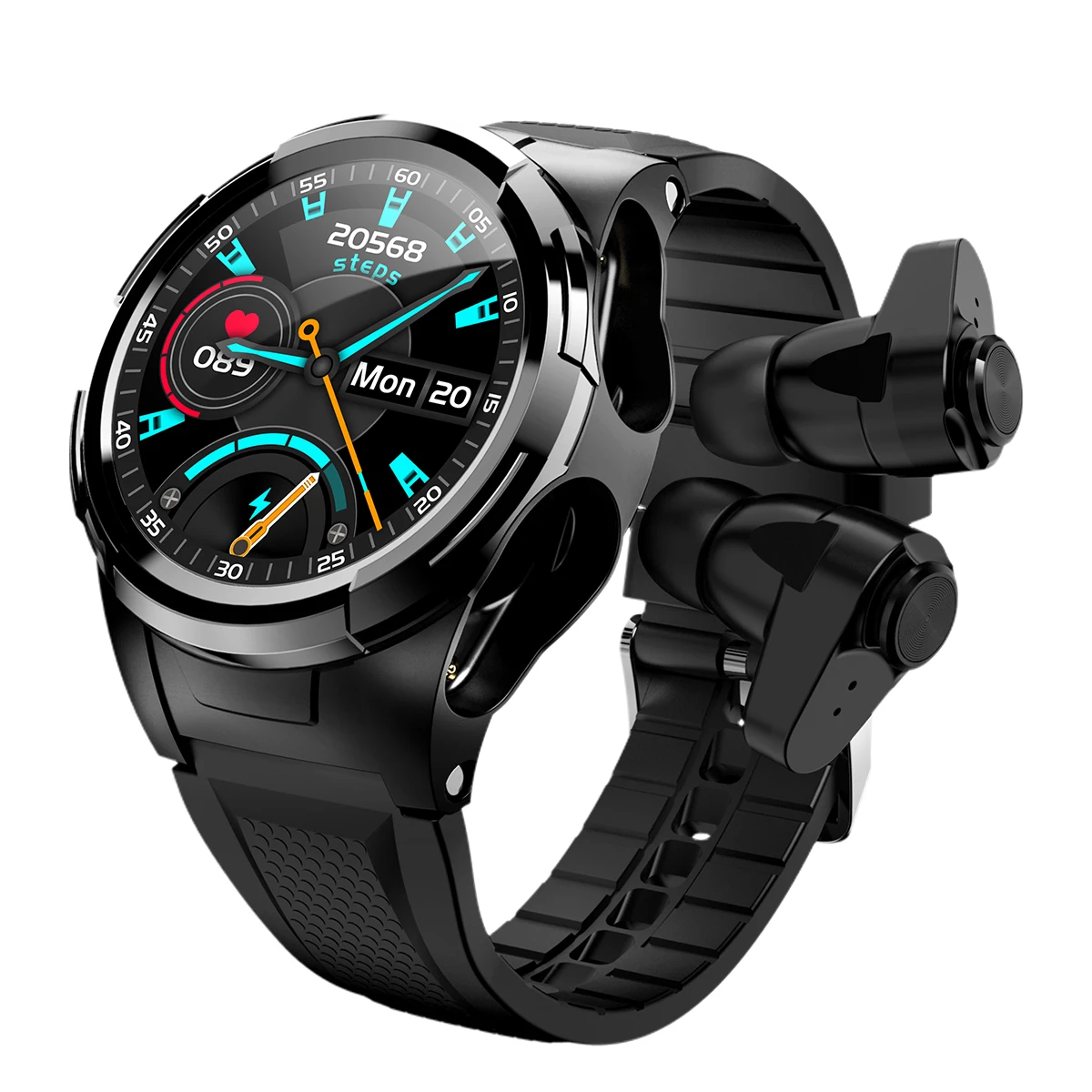 Hot new products F6 smartwatch and earphone mobile watch phones fitness smart watch sports watch and wireless earphones
Hot new products F6 smartwatch and earphone mobile watch phones fitness smart watch sports watch and wireless earphones