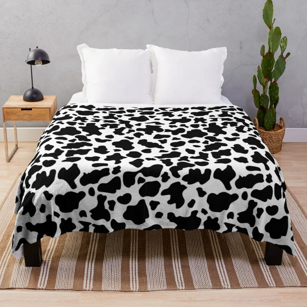 Cow Pattern | Black and white cowhide Throw Blanket blanket with fur double plush blanket luxury designer blanket velvet
Cow Pattern | Black and white cowhide Throw Blanket blanket with fur double plush blanket luxury designer blanket velvet