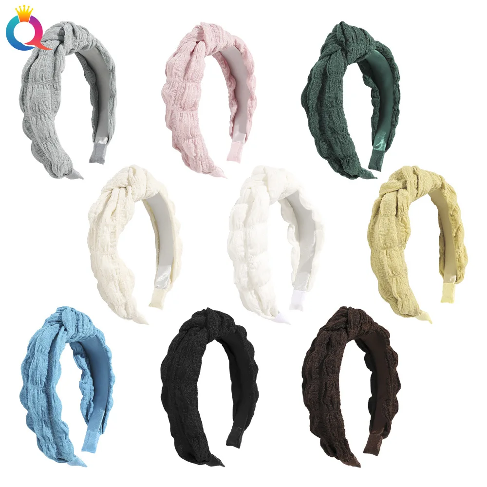 Korean-style Cream Fabric Knotted Hair Band Hair Wash Hair Clip Hair Accessories for Women Headbands
Korean-style Cream Fabric Knotted Hair Band Hair Wash Hair Clip Hair Accessories for Women Headbands