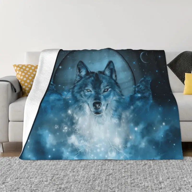 Теплое фланелевое одеяло, флисовое покрывало серого волка в синем цвете, в Северную Америку, для дивана, офиса, постельное белье 
Теплое фланелевое одеяло, флисовое покрывало серого волка в синем цвете, в Северную Америку, для дивана, офиса, постельное белье