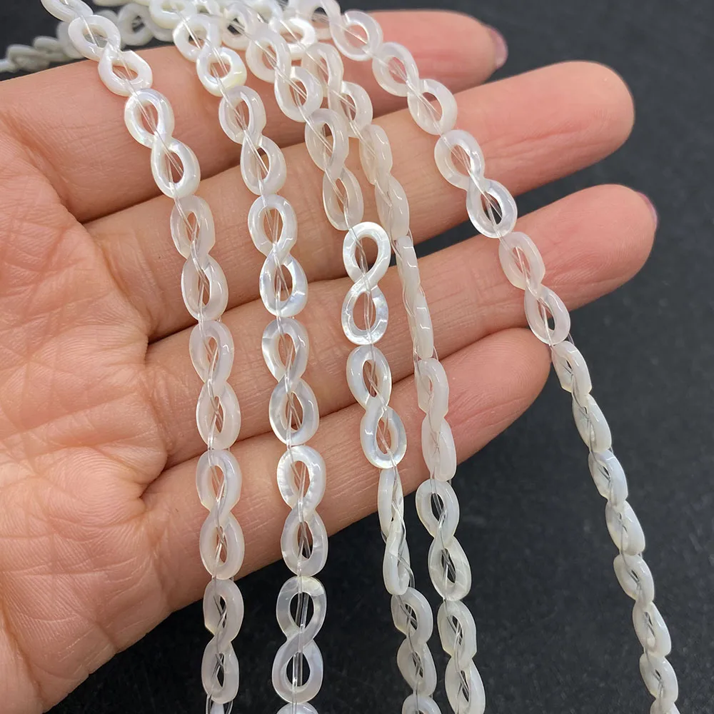 Natural Seashell Beads White Fritillary Seashell Figure 8 Loose Beads for DIY Bracelet Necklace Jewelry Making Charm Ladies
Natural Seashell Beads White Fritillary Seashell Figure 8 Loose Beads for DIY Bracelet Necklace Jewelry Making Charm Ladies