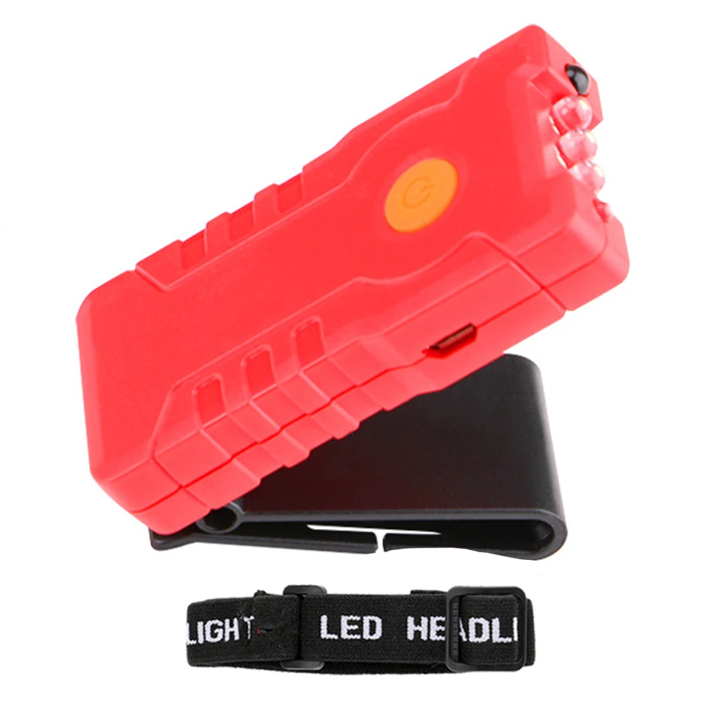 2-in-1 Intelligent Sensor Headlamp USB Rechargeable Induction Cap Clip Lamp Clamp Head Light Night Headlight Hiking Hunting Red
2-in-1 Intelligent Sensor Headlamp USB Rechargeable Induction Cap Clip Lamp Clamp Head Light Night Headlight Hiking Hunting Red
