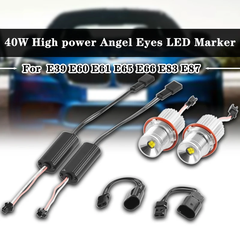 2PCS Car LED Flashing Angel Eyes Marker High Power Light Lamp H8 Bulb 40W For BMW E39 E60 E61 E65 E66 E83 E87 63126904048
2PCS Car LED Flashing Angel Eyes Marker High Power Light Lamp H8 Bulb 40W For BMW E39 E60 E61 E65 E66 E83 E87 63126904048