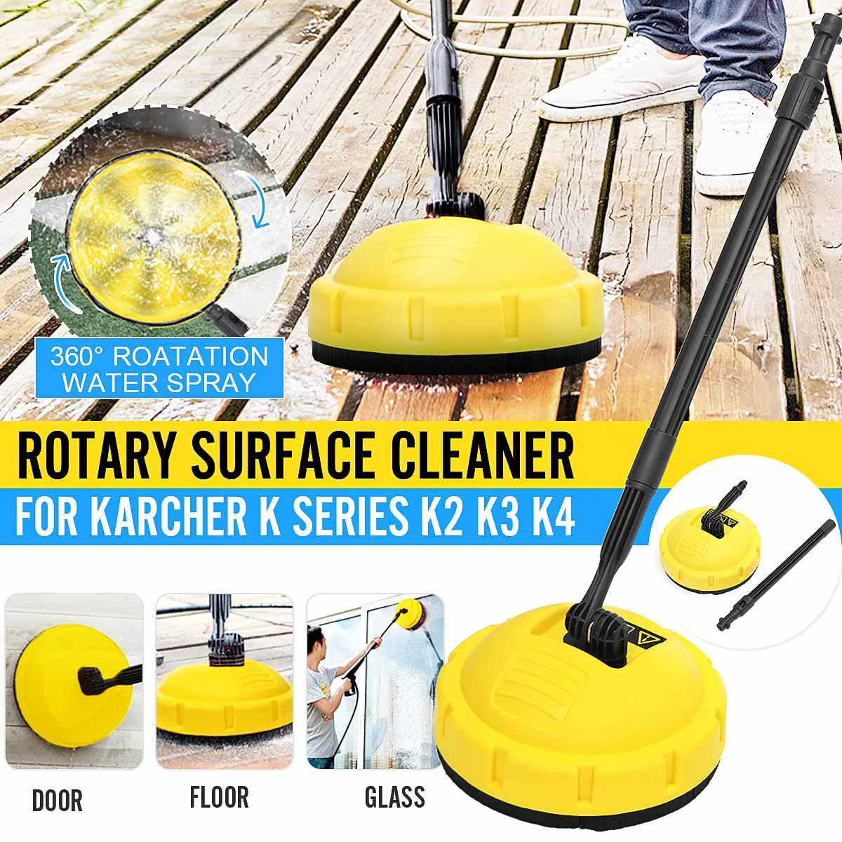 Pressure Washer Patio Cleaner Floor Scrubber Surface Cleaner Brush For Karcher K Series K2 K3 K4 Lavor Parkside Pressure Washer
Pressure Washer Patio Cleaner Floor Scrubber Surface Cleaner Brush For Karcher K Series K2 K3 K4 Lavor Parkside Pressure Washer