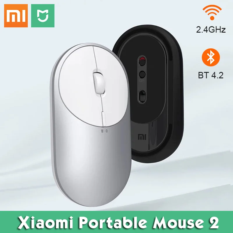 Original Xiaomi Mi Portable Mouse 2 Aluminium Metal Wireless Mouse Bluetooth Dual-Mode 4000DPI 2.4GHz for Windows 10 Andriod Mac
Original Xiaomi Mi Portable Mouse 2 Aluminium Metal Wireless Mouse Bluetooth Dual-Mode 4000DPI 2.4GHz for Windows 10 Andriod Mac