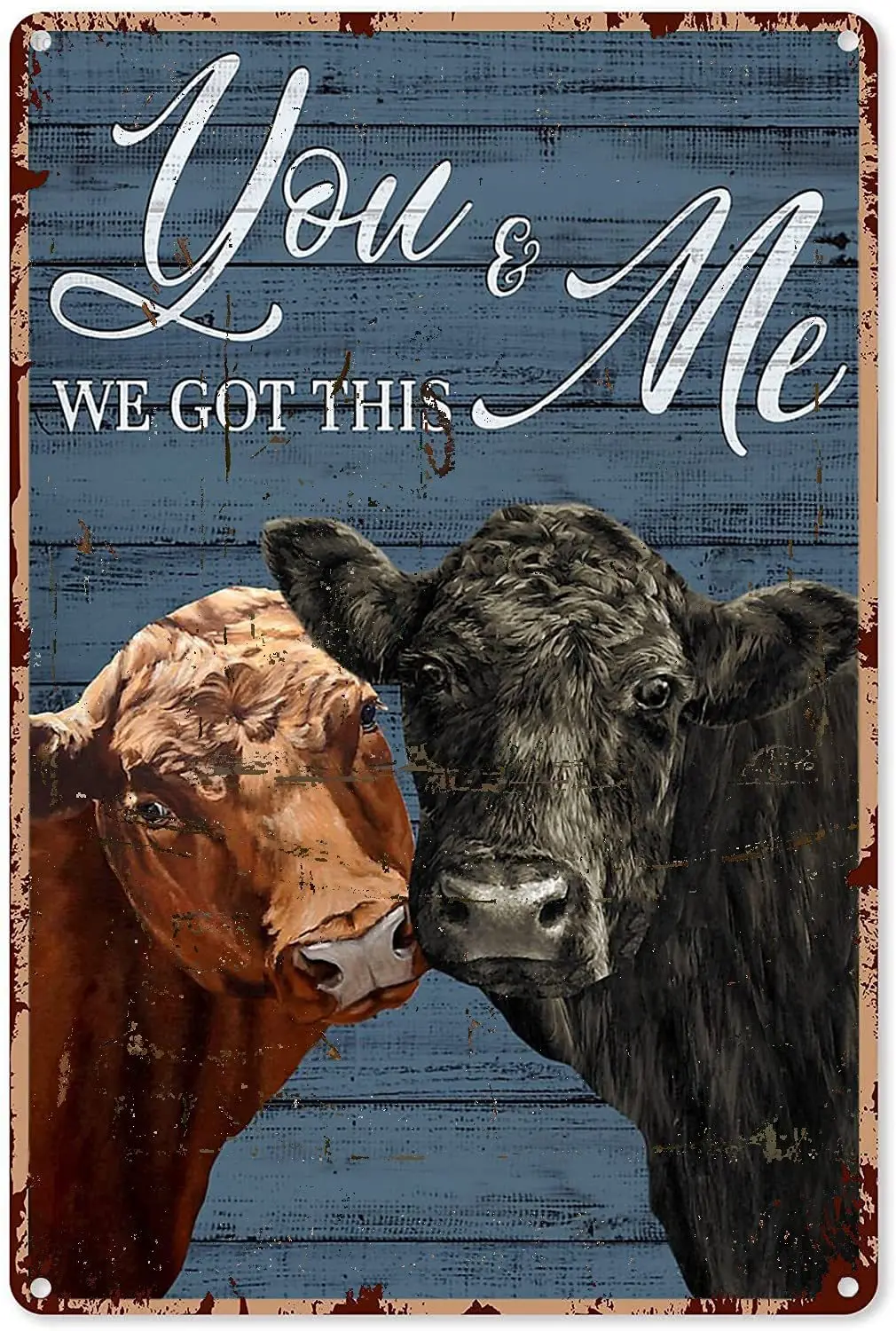 Vintage Signs for Garage Angus Cattle You and Me We Got This Tin Sign Decoration Vintage Chic Metal Poster Wall Decor Art Gift
Vintage Signs for Garage Angus Cattle You and Me We Got This Tin Sign Decoration Vintage Chic Metal Poster Wall Decor Art Gift