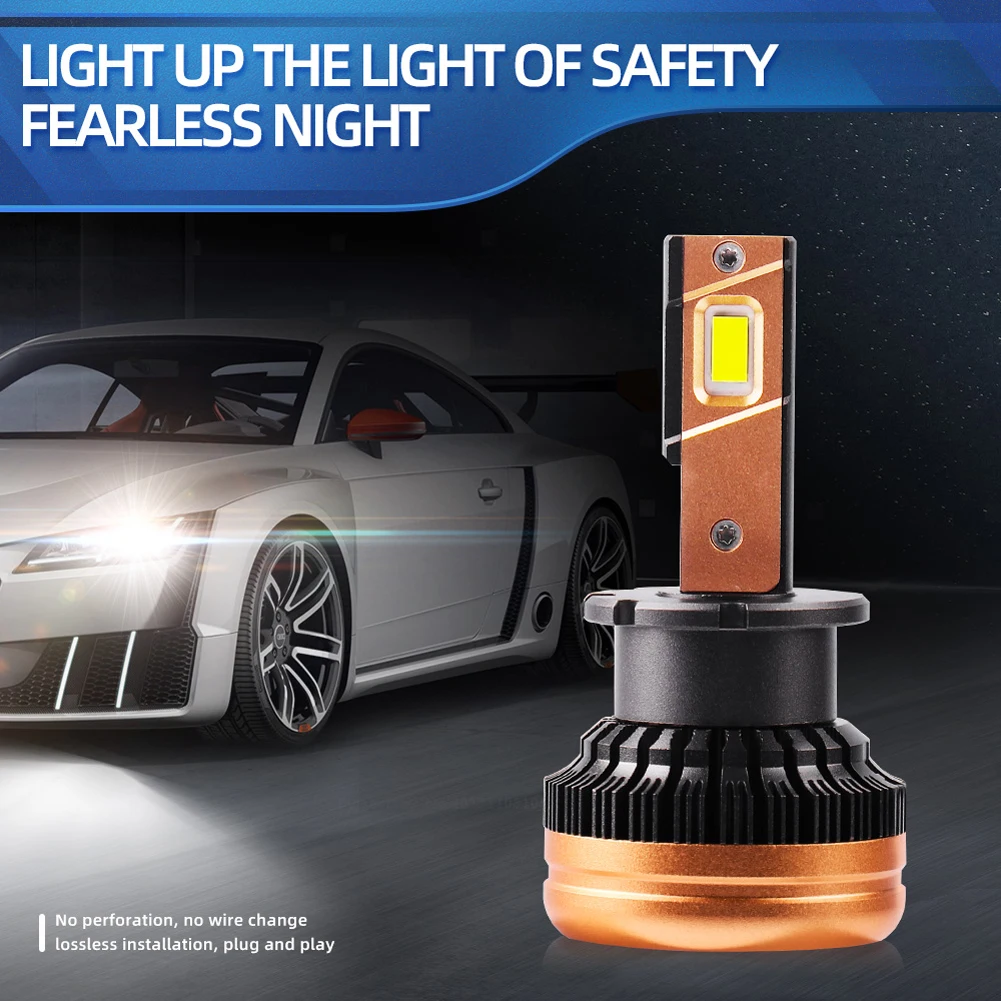 D1 D2 D3 D4 D5 Car Headlight Super Bright LED Fog Light 110W 6000K Car Headlight Conversion Kit IP68 Waterproof 40000LM for Auto
D1 D2 D3 D4 D5 Car Headlight Super Bright LED Fog Light 110W 6000K Car Headlight Conversion Kit IP68 Waterproof 40000LM for Auto