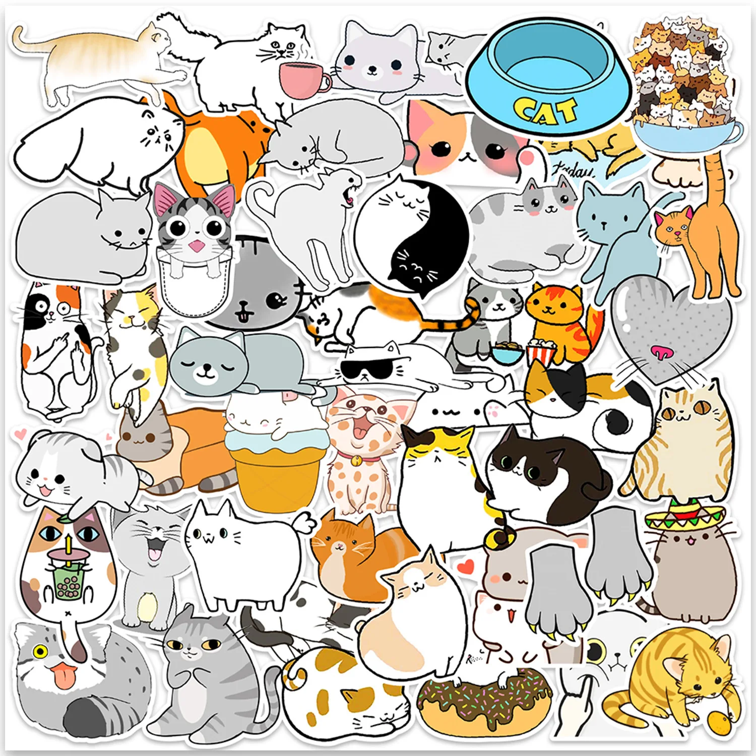 50pcs Kawaii Anime Cat Dog Crow Sticker Mobile Phone Water Cup Computer Waterproof Hand Account Decoration Cute Designer Sticker
50pcs Kawaii Anime Cat Dog Crow Sticker Mobile Phone Water Cup Computer Waterproof Hand Account Decoration Cute Designer Sticker