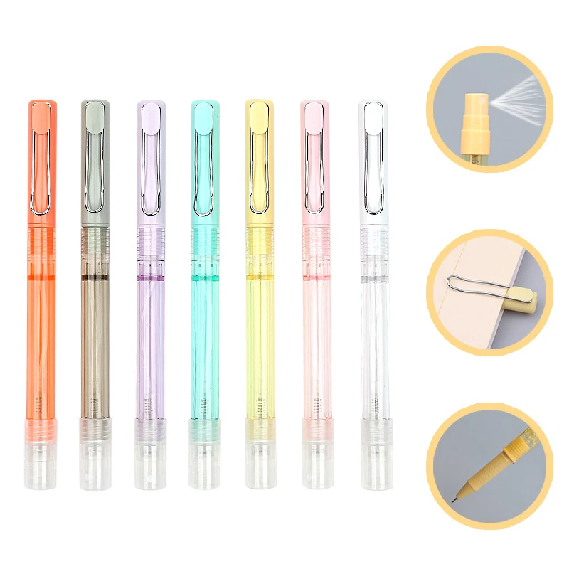 1PC Multifunctional Spray Pen Addable Disinfectant Solution Portable Refillable Writing Pump Sprayer Empty 10ml Spray Gel Pen
1PC Multifunctional Spray Pen Addable Disinfectant Solution Portable Refillable Writing Pump Sprayer Empty 10ml Spray Gel Pen
