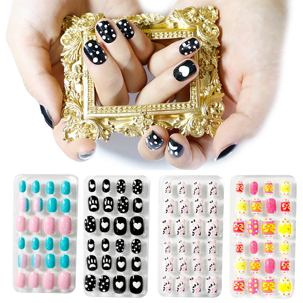 Children Self Adhesive Full Cover Candy Color False Nails Manicure Tips Fake Nails Nail Art
Children Self Adhesive Full Cover Candy Color False Nails Manicure Tips Fake Nails Nail Art