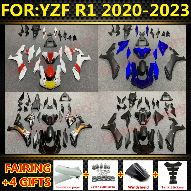 Новый комплект обтекателей для мотоцикла ABS, подходит для YZF R1 2020 2021 2022 YFZ-R1 20 21 22, Обтекатели для кузова
Новый комплект обтекателей для мотоцикла ABS, подходит для YZF R1 2020 2021 2022 YFZ-R1 20 21 22, Обтекатели для кузова
