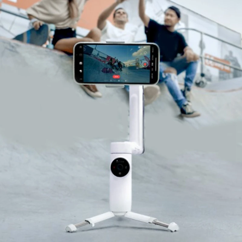 Стабилизатор для Insta360 Flow AI с автоматическим отслеживанием, 3-осевой стабилизатор, встроенная селфи-палка, штатив
Стабилизатор для Insta360 Flow AI с автоматическим отслеживанием, 3-осевой стабилизатор, встроенная селфи-палка, штатив