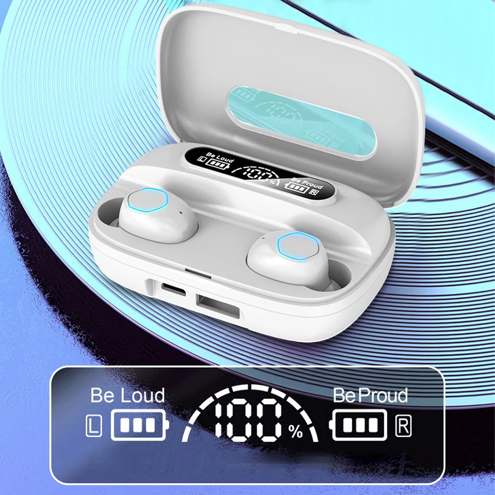 TWS Earbuds Bluetooth V5.2 In Ear Earphone Portable Pocket Sports Walking Working Headsets with Charging Box
TWS Earbuds Bluetooth V5.2 In Ear Earphone Portable Pocket Sports Walking Working Headsets with Charging Box