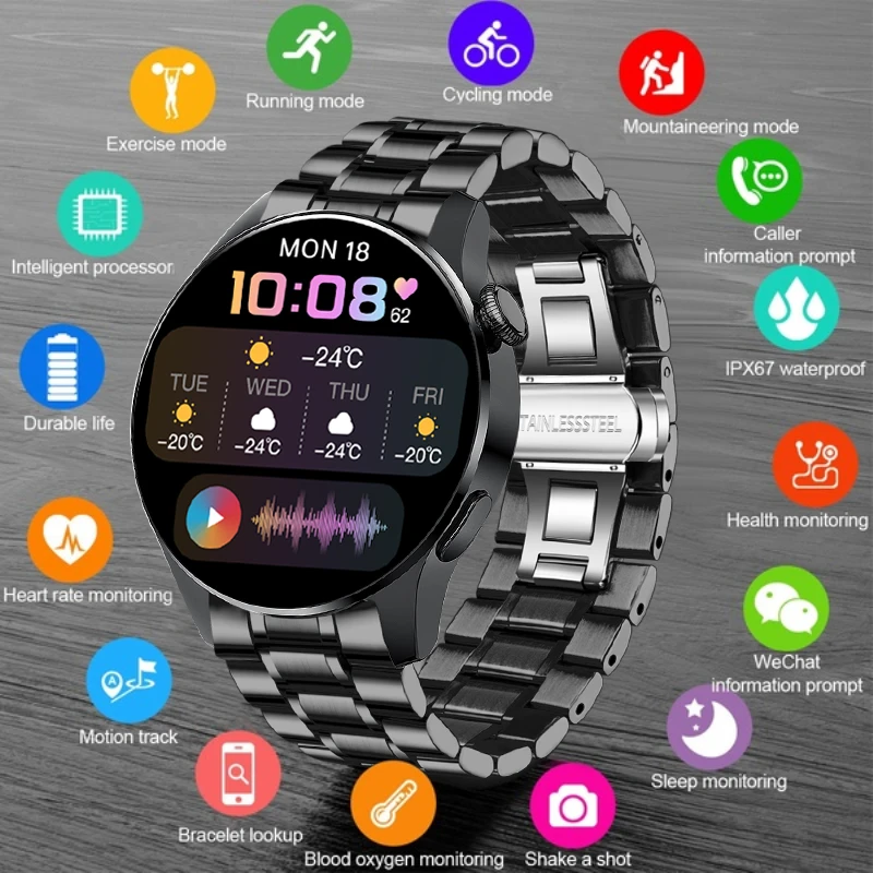 2021 New Bluetooth Call Smart Watch Men Full Touch Screen Sports Watch IP68 Waterproof Bluetooth Android ios Men SmartWatch
2021 New Bluetooth Call Smart Watch Men Full Touch Screen Sports Watch IP68 Waterproof Bluetooth Android ios Men SmartWatch