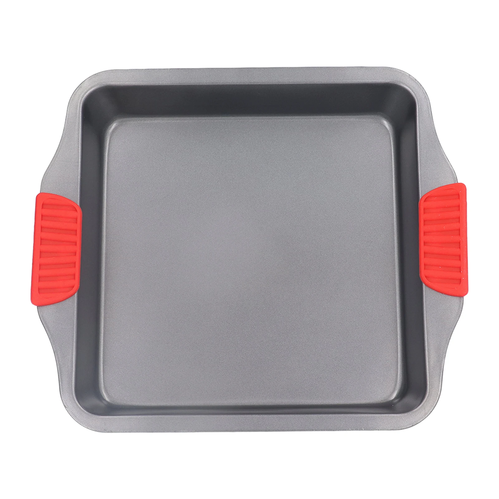 "Quadrate Baking Pan with Silicone Handle - Inadhesive Coating, Carbon Steel, Deepened Design, Dishwasher Safe Oven Tray" 
"Quadrate Baking Pan with Silicone Handle - Inadhesive Coating, Carbon Steel, Deepened Design, Dishwasher Safe Oven Tray"