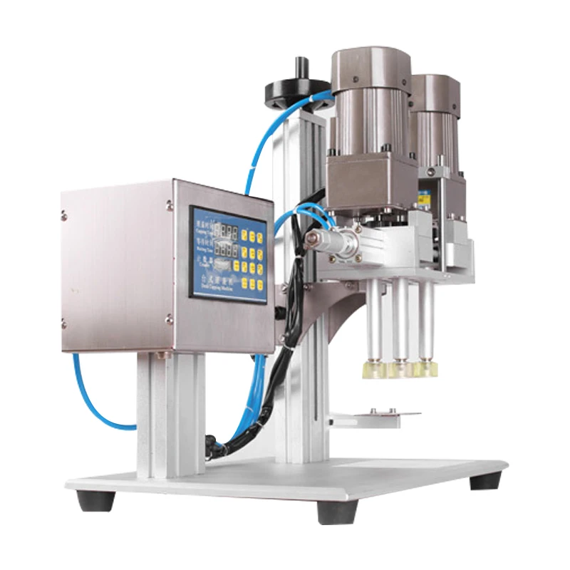 Commercial Semi-Automatic Capping Machine Platypus Capping Machine Mineral Water Screwing Cap Spraying Machine
Commercial Semi-Automatic Capping Machine Platypus Capping Machine Mineral Water Screwing Cap Spraying Machine