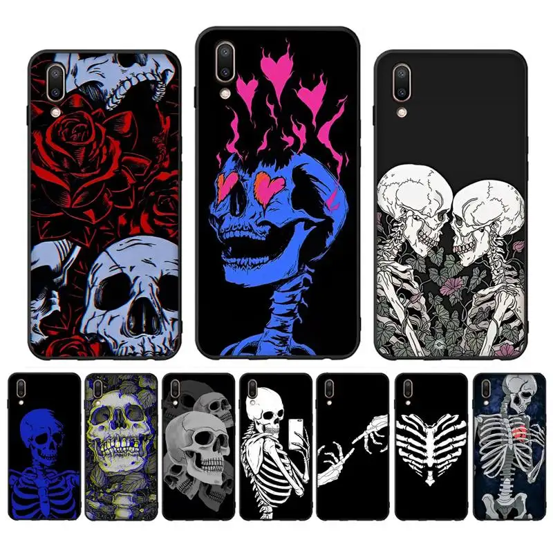 The flower skeleton skull Phone Case for Vivo Y91C Y11 17 19 17 67 81 Oppo A9 2020 Realme c3
The flower skeleton skull Phone Case for Vivo Y91C Y11 17 19 17 67 81 Oppo A9 2020 Realme c3