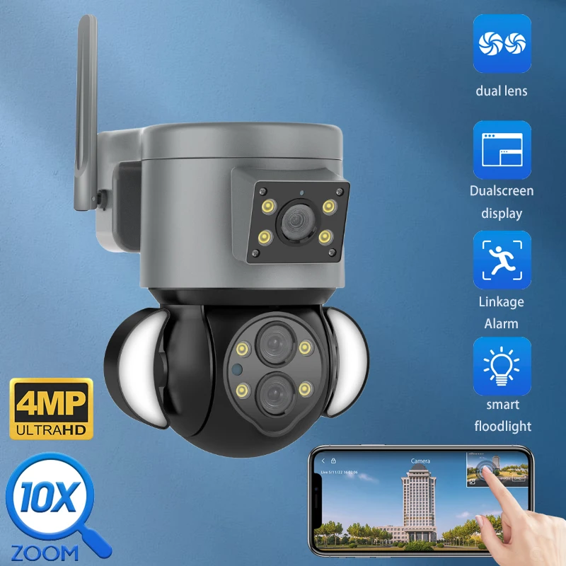 PZVDSOG 4MP + wide-angle zoom camera Full HD dual-channel video simultaneous storage and playback, TF card and cloud storage
PZVDSOG 4MP + wide-angle zoom camera Full HD dual-channel video simultaneous storage and playback, TF card and cloud storage