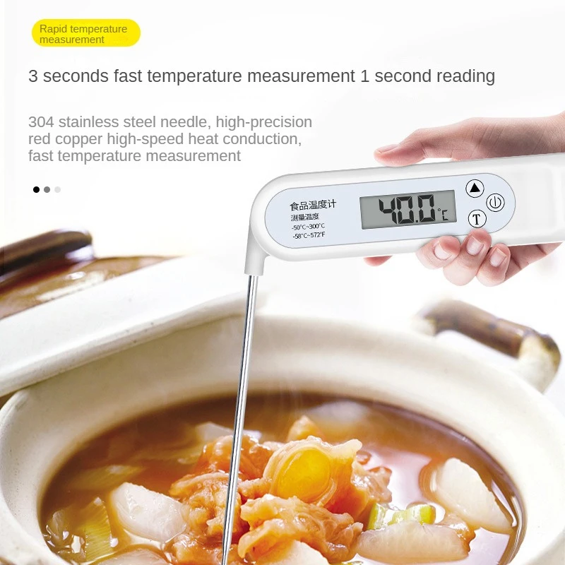 Temperature Meter Gauge Tool Portable With Probe Instant Waterproof Electronic Bbq Cooking Tools Kitchen Accessories 
Temperature Meter Gauge Tool Portable With Probe Instant Waterproof Electronic Bbq Cooking Tools Kitchen Accessories