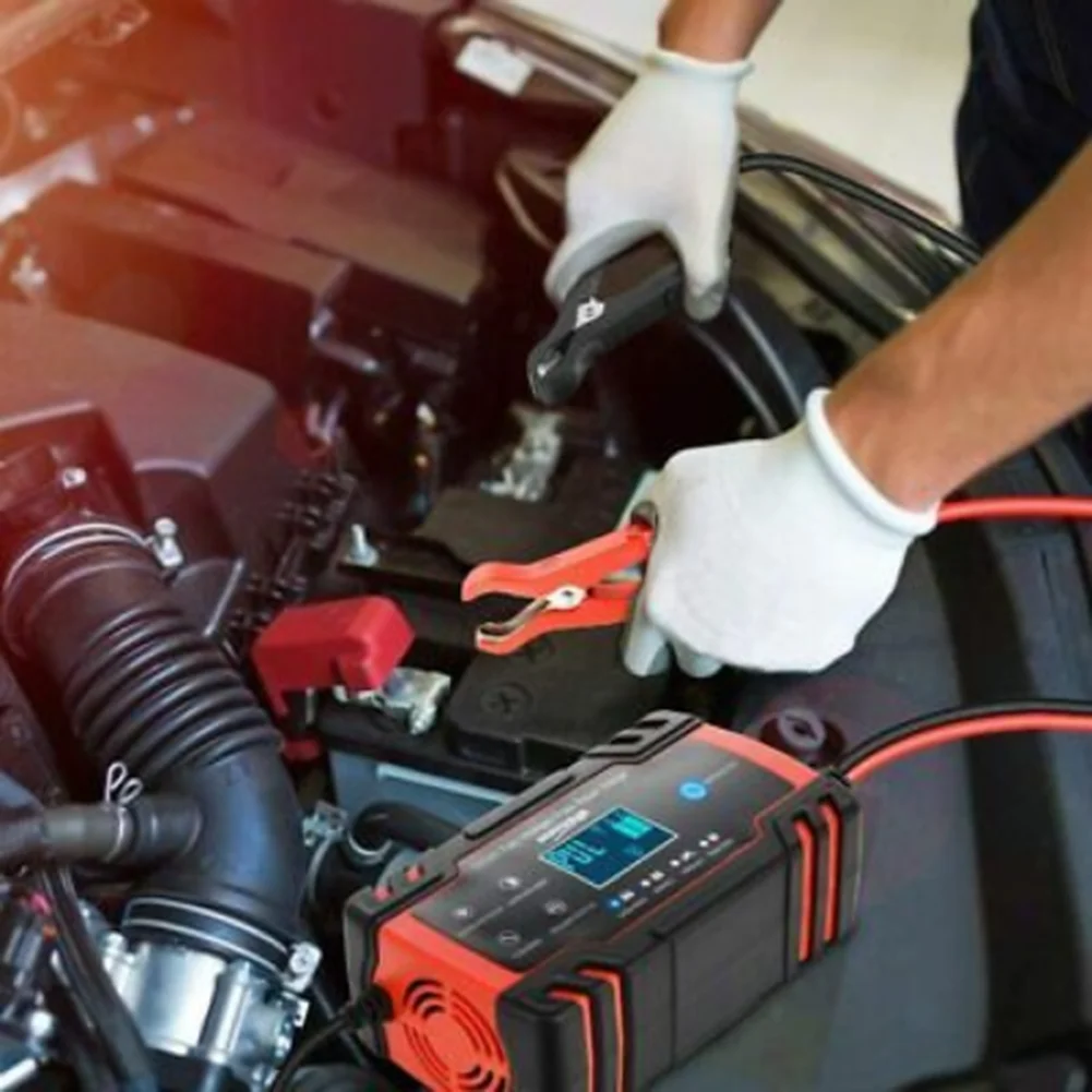 Intelligent Automatic Car Battery Charger 12/24V 6A Pulse Repair Starter AGM / Gel Battery From Being Overcharged For All Cars
Intelligent Automatic Car Battery Charger 12/24V 6A Pulse Repair Starter AGM / Gel Battery From Being Overcharged For All Cars
