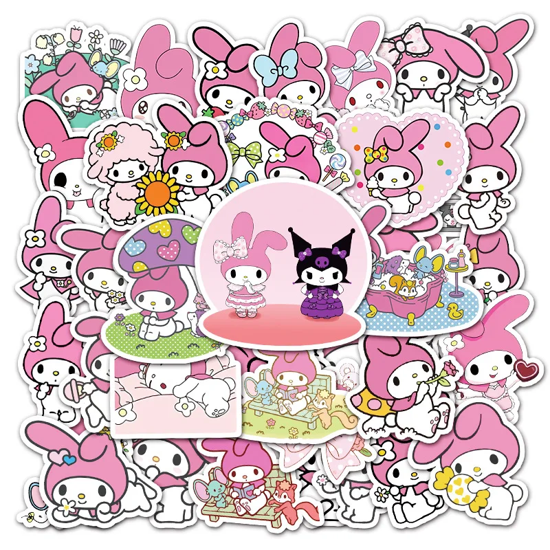 10/30/50Pcs My Melody Stickers Cute Cartoon Sanrio Anime Sticker Diy Backpack Skateboard Guitar Graffiti Decals Children Toy New
10/30/50Pcs My Melody Stickers Cute Cartoon Sanrio Anime Sticker Diy Backpack Skateboard Guitar Graffiti Decals Children Toy New