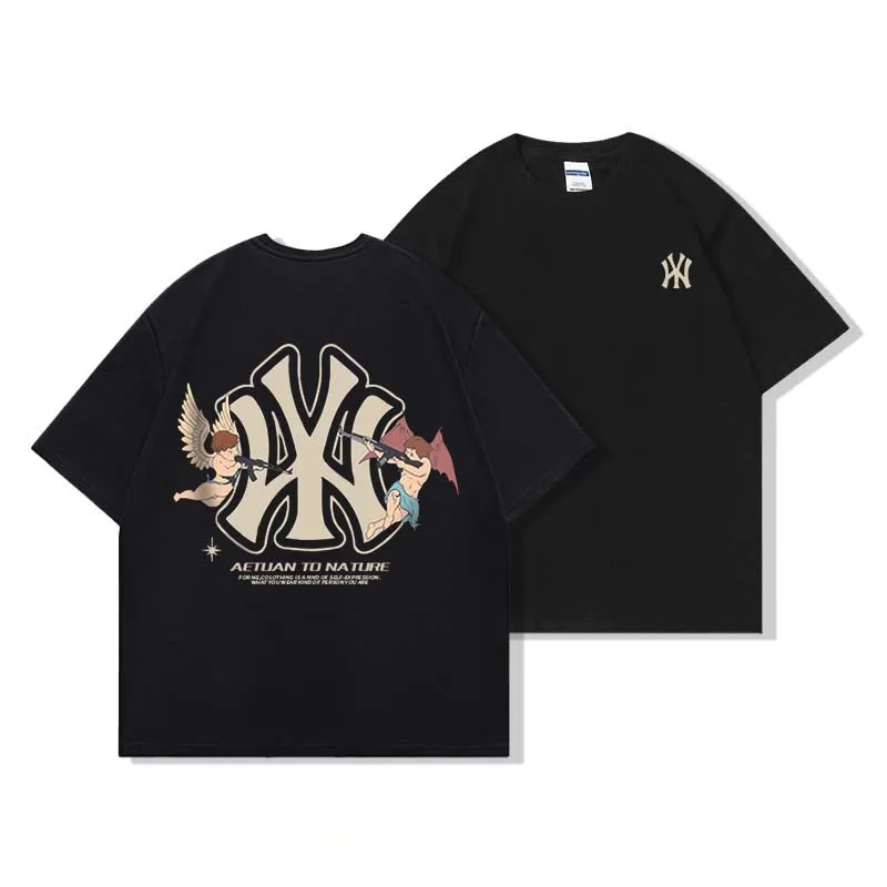 Summer Men's T-shirt 100% Cotton High Quality Brand Printed Men's Shirt Street Hip Hop Casual Women Short Sleeve Free Shipping
Summer Men's T-shirt 100% Cotton High Quality Brand Printed Men's Shirt Street Hip Hop Casual Women Short Sleeve Free Shipping
