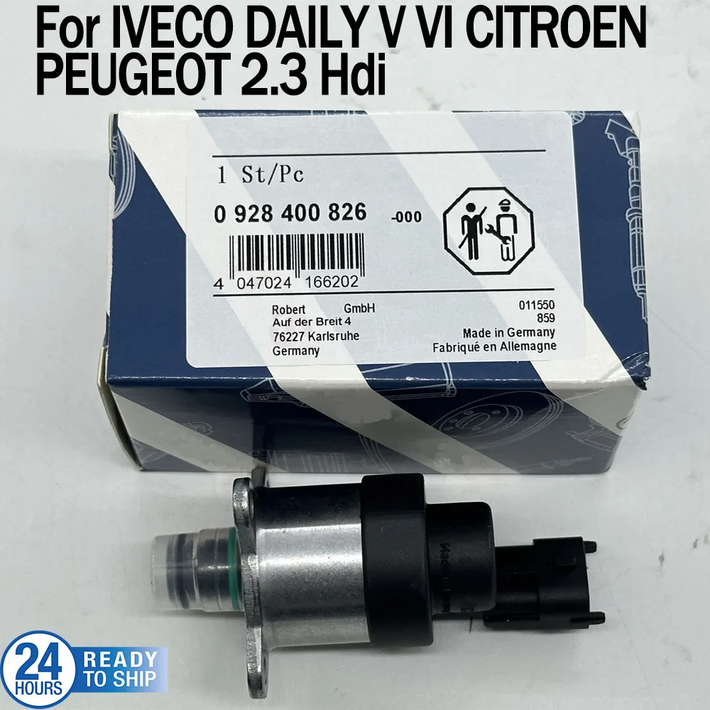 New 0928400826 Fuel Pump Pressure Regulator Control Metering Solenoid Unit For I-VECO DAILY V VI C-ITROEN P-EUGEOT 2.3 Hdi
New 0928400826 Fuel Pump Pressure Regulator Control Metering Solenoid Unit For I-VECO DAILY V VI C-ITROEN P-EUGEOT 2.3 Hdi