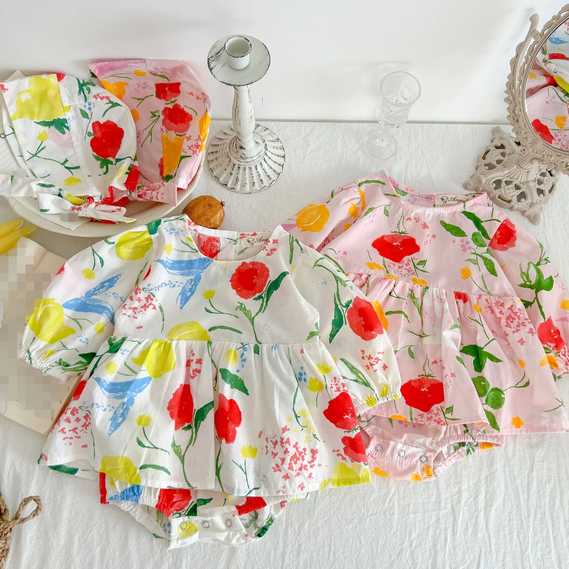 2022 Autumn Cute Baby Romper with Hat Set Infant Floral Long Sleeve Princess Jumpsuit Toddler Baby Girl Sweet Clothes
2022 Autumn Cute Baby Romper with Hat Set Infant Floral Long Sleeve Princess Jumpsuit Toddler Baby Girl Sweet Clothes