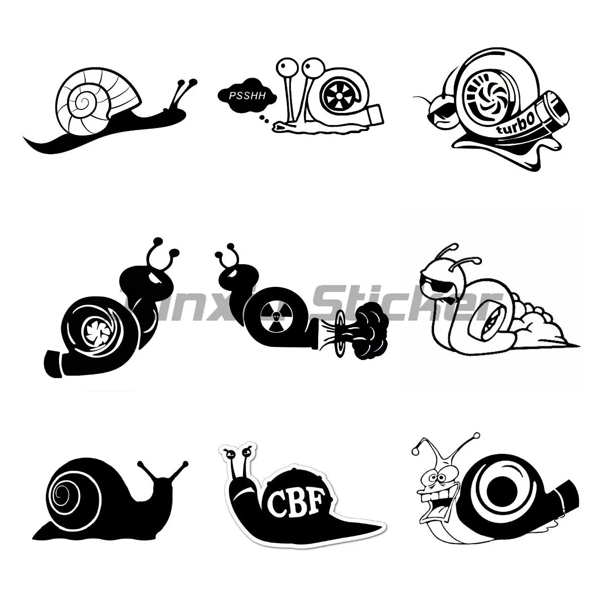 Black White Die Cut Snail Turbo Boutique Decals Exterior Accessories Car Sticker Vinyl Decal Motorcycle Vehicle Decor
Black White Die Cut Snail Turbo Boutique Decals Exterior Accessories Car Sticker Vinyl Decal Motorcycle Vehicle Decor