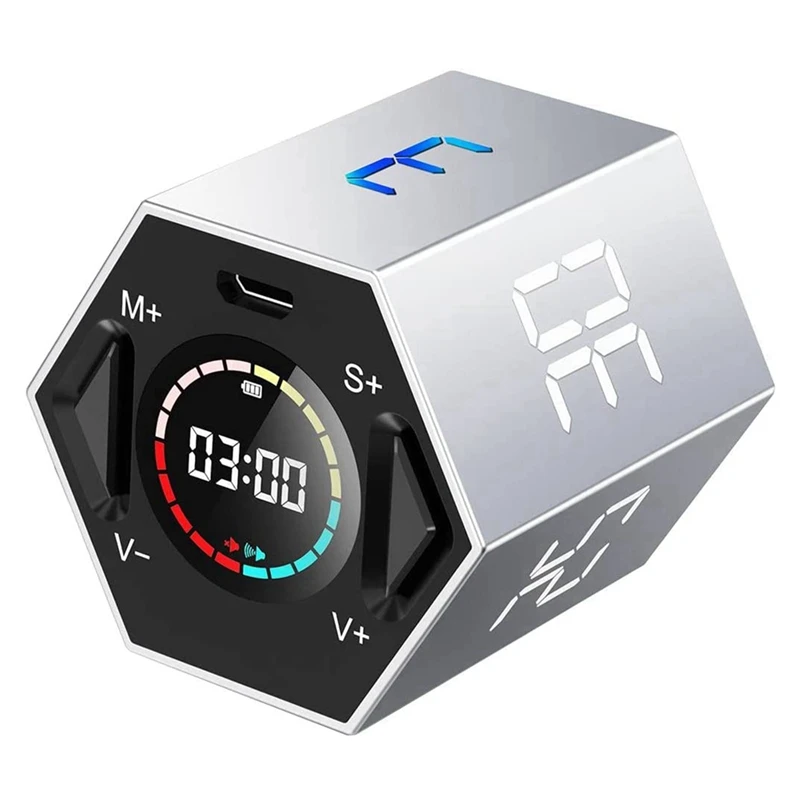 HOT-Digital Kitchen Timer For Cooking, Classroom Timers For Kids Visual Countdown Timer Clock With Rechargeable Battery
HOT-Digital Kitchen Timer For Cooking, Classroom Timers For Kids Visual Countdown Timer Clock With Rechargeable Battery