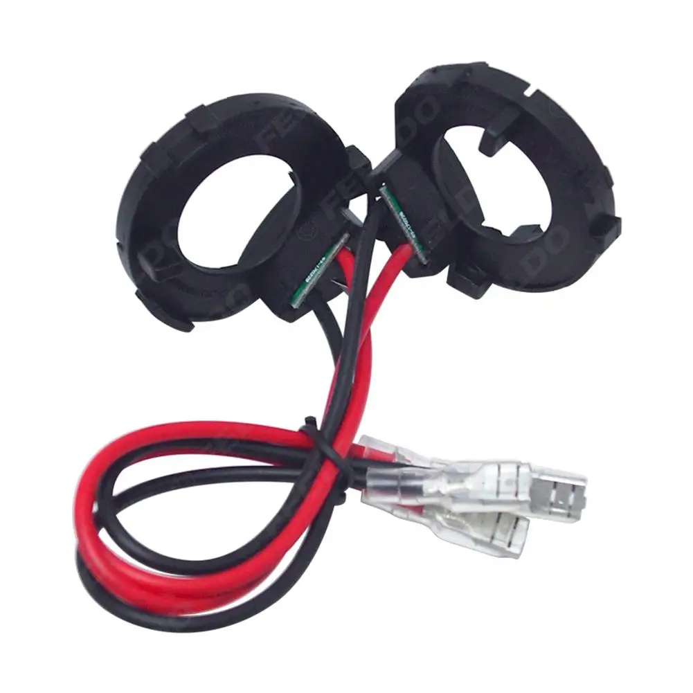 

Car Led Headlight Bulb Base Holder Reinforcement Buckle Bracket Conversion Socket Adapter