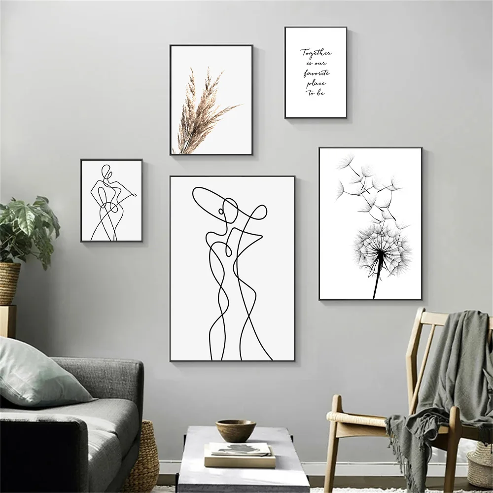 Nordic Dandelion Reed Plant Poster Abstract Dance Figure Line Drawing Art Print Quote Wall Art Canvas Painting Living Room Decor
Nordic Dandelion Reed Plant Poster Abstract Dance Figure Line Drawing Art Print Quote Wall Art Canvas Painting Living Room Decor