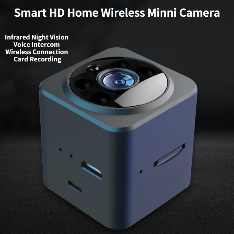 AS02 Mini Camera 1080p HD Wifi Camera Wireless Surveillance IP Camera Security Night Vision DV Camera Network Remote Monitoring
AS02 Mini Camera 1080p HD Wifi Camera Wireless Surveillance IP Camera Security Night Vision DV Camera Network Remote Monitoring