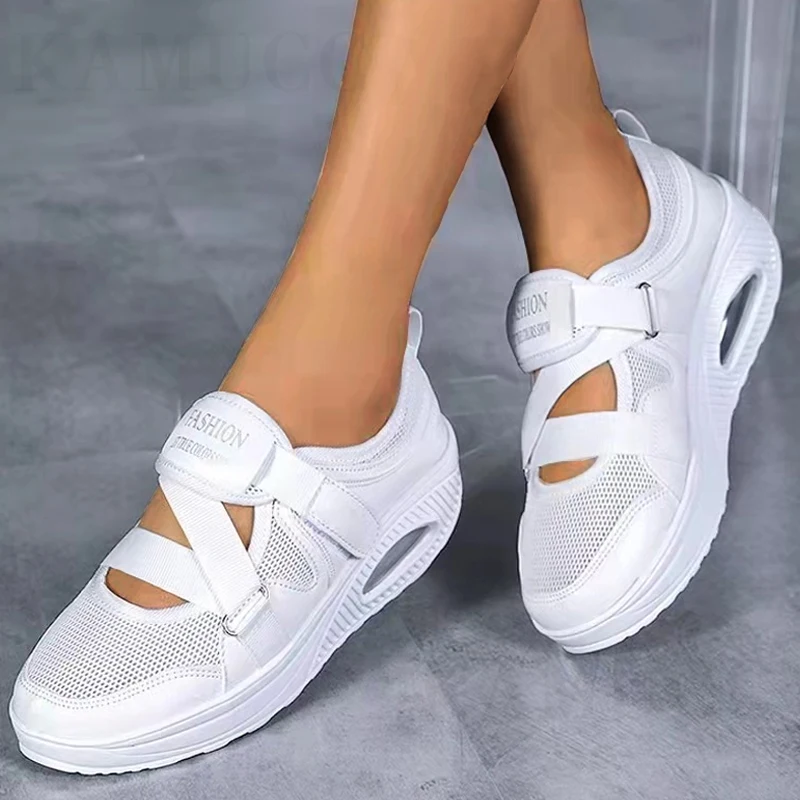 Tennis Shoes Women Summer Mesh Chunky Sneakers Female Flats Platform Casual Shoes for Women Walking Footwear Wedge Sneaker
Tennis Shoes Women Summer Mesh Chunky Sneakers Female Flats Platform Casual Shoes for Women Walking Footwear Wedge Sneaker