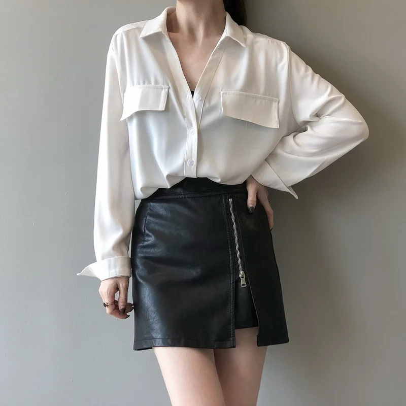 Women's High Quality Drop Shoulder Blouse 2022 Autumn Classic Fashion Elegant Shirts Khaki Loose Long Sleeve Shirt Tops Mujer
Women's High Quality Drop Shoulder Blouse 2022 Autumn Classic Fashion Elegant Shirts Khaki Loose Long Sleeve Shirt Tops Mujer