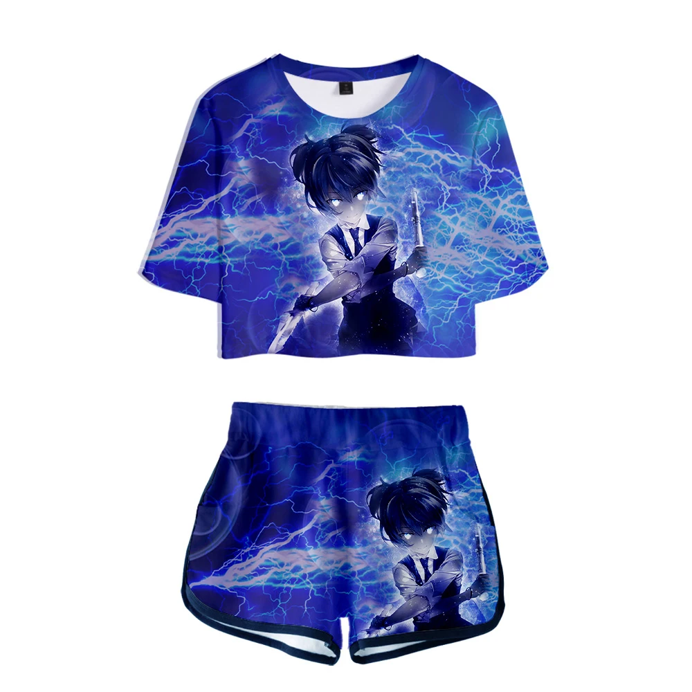Assassination Classroom Ansatsu Kyoushitsu 3D Short Sleeve Sexy Shorts+lovely T-shirts Dew navel Pretty Girl suits Two Piece Set
Assassination Classroom Ansatsu Kyoushitsu 3D Short Sleeve Sexy Shorts+lovely T-shirts Dew navel Pretty Girl suits Two Piece Set